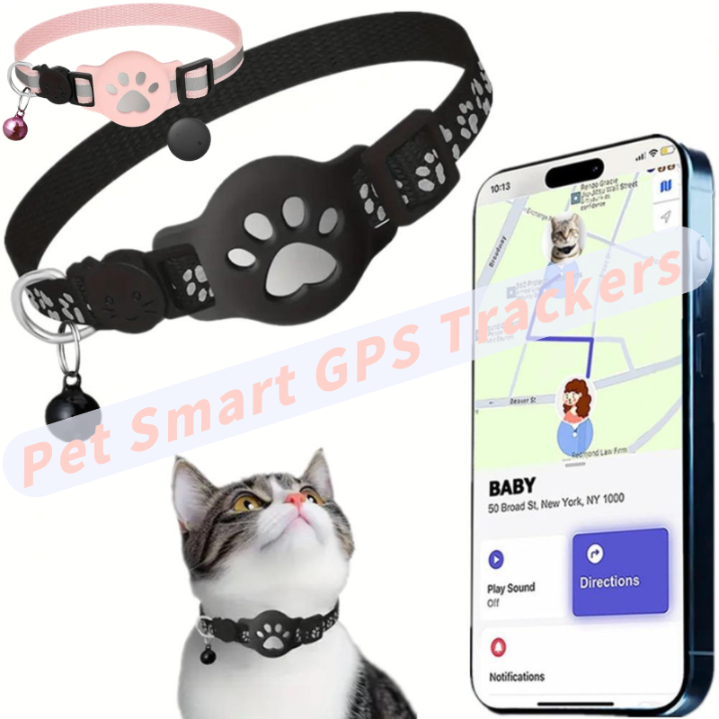 Pet Gps Tracker Collar - Collier anti-perte pour chat avec clochette