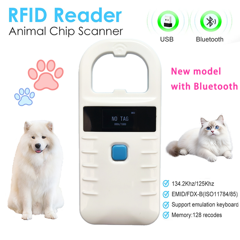 Pet Supplies Online - Nouveau lecteur RFID Bluetooth Scanner de