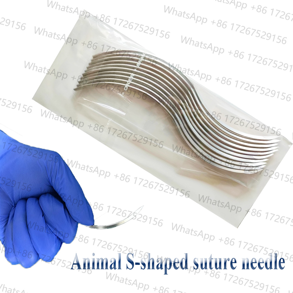 Pet Supplies Vet Clinic - 10 pièces/sac Aiguilles courbées en S